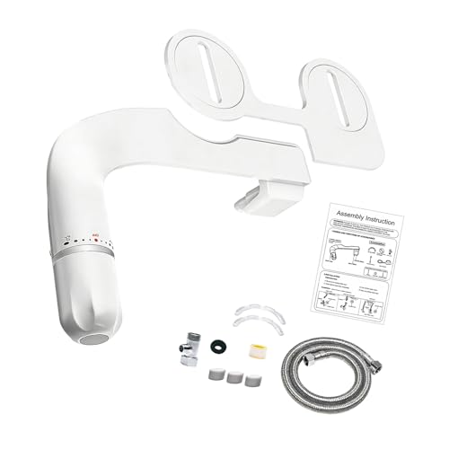 Toilet Seat Attachment Double Nozzle Bidet Adjustable Water Flows None Electric Bidet Toilet Attachment Easy Installation Cold Water Sprayer Bidets for Toilets - color: European model