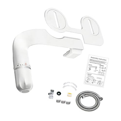 Toilet Seat Attachment Double Nozzle Bidet Adjustable Water Flows None Electric Bidet Toilet Attachment Easy Installation Cold Water Sprayer Bidets for Toilets - color: Asian model