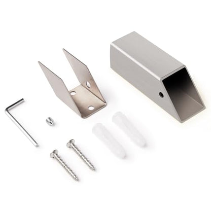 NINETREX Towel Hooks, Brushed Nickel Stainless Steel, Wall Mounted 6 Pack | SUS 304 Stainless Steel,Heavy Duty, Modern Style, Silver Robe Hook, for Bathroom Livingroom Hotel - color: Brushed Nickel, size: 6 Pack