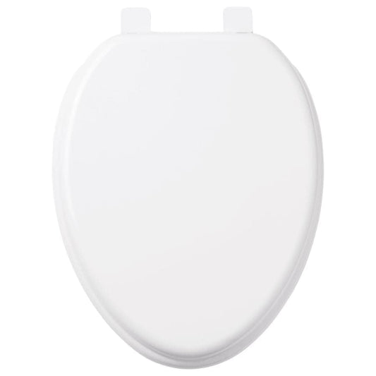 Signature Hardware 447334 Elongated Closed-Front Toilet Seat And Lid with Soft Close and Quick Release