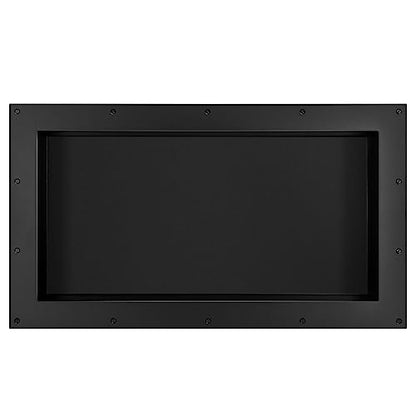 Suteck 16"x28" Shower Niche, Single Large Shelf Tile-Ready Storage Box | Large 24"x12" Inner Space | 100% Waterproof ABS | Over/Flush Mount, Vertical/Horizontal | Multi-Scene For Bathroom, Kitchen - size: 16x28"