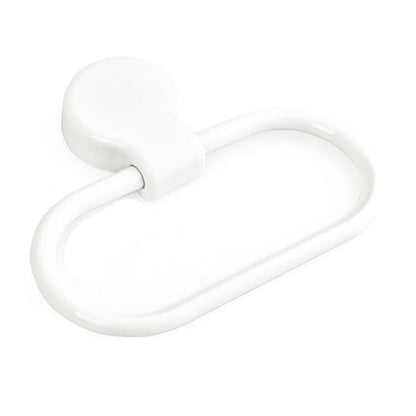 White Towel Ring Towel Rack Hand Holder for Bathroom Self Adhesive Non Punching Adhesive Towel Ring Kitchen Cloth Hanger Bath Towel Bars, Bath Towel Rings