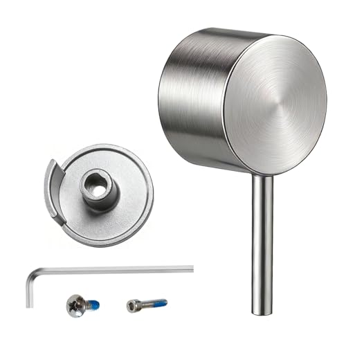 All Metal Replacement for Moen Tub/Shower Lever Handle, Compatible with Moen Posi Temp Shower Handle and for Cartridge,Single Handle Faucets for Adjust Water Volume and Temperature,Brushed Nickel - color: Brushed Nickel