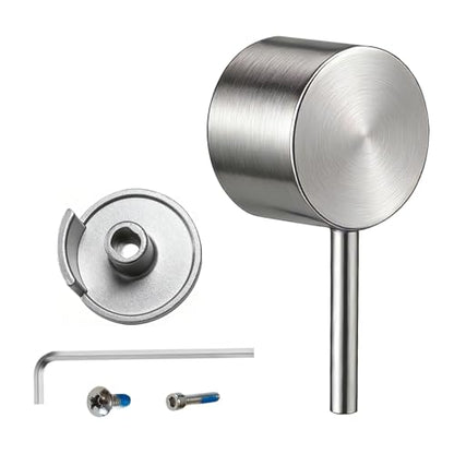 All Metal Replacement for Moen Tub/Shower Lever Handle, Compatible with Moen Posi Temp Shower Handle and for Cartridge,Single Handle Faucets for Adjust Water Volume and Temperature,Brushed Nickel - color: Brushed Nickel
