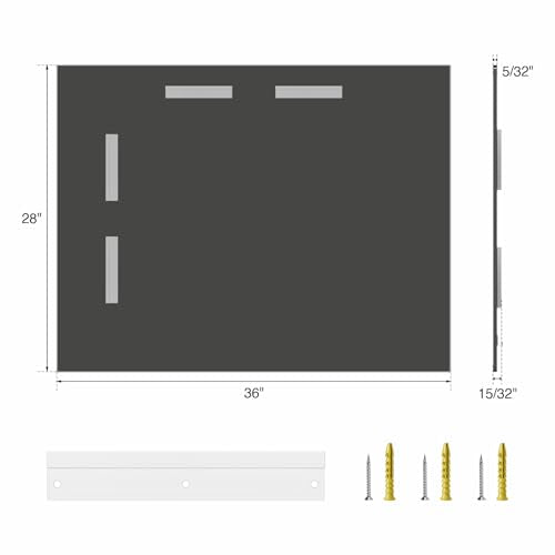 28"x36" Frameless Beveled Bathroom Mirrors for Vanity | Wall Mount Mirror for Bedroom Entryway Living Room Hangs Horizontally or Vertically - size: 36"L x 28"W