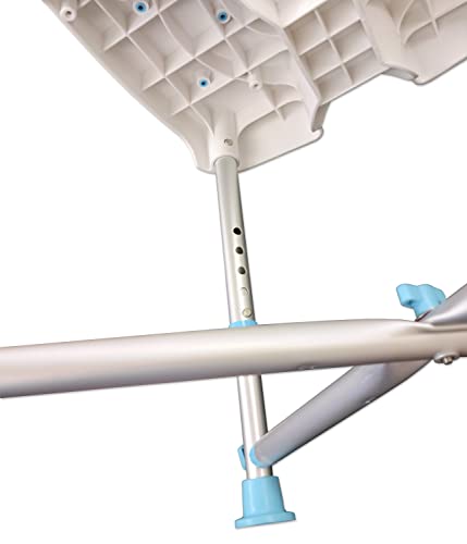 MedGear A-0271A Tool-Free DURA Hygienic Cutout Shower and Tub Assisting Bench