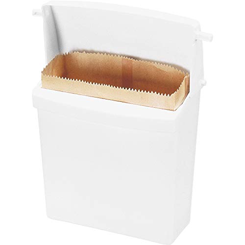 Rubbermaid Commercial Products Wall-Mounted Sanitary Napkin Receptacle Rigid Liner Easy to Clean Durable Space Saving for Restrooms in Restaurants/Hotels/Schools/Airports/Offices - style: Receptacle