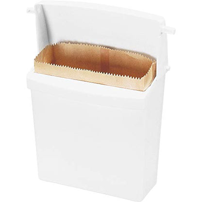 Rubbermaid Commercial Products Wall-Mounted Sanitary Napkin Receptacle Rigid Liner Easy to Clean Durable Space Saving for Restrooms in Restaurants/Hotels/Schools/Airports/Offices - style: Receptacle