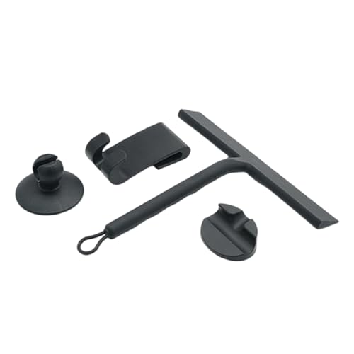 Adjustable Shower Squeegee Mounting Option Not Drill Installation for Bathroom Mirroring Window Stainless Steels Design