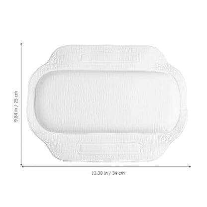 OUNONA Non-Slip Bath Pillow Tub Neck and Back Support PVC Foam Cushion with Suction Cups for Bathtub Spa Relaxation and Home Shower Use