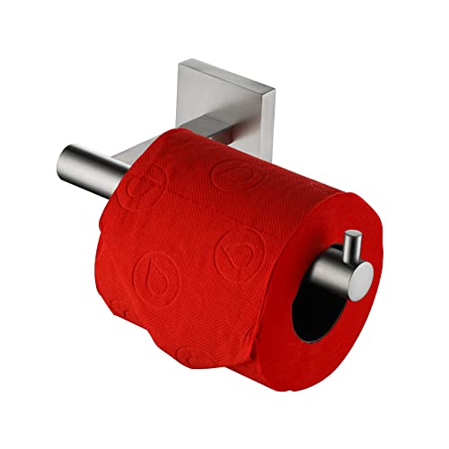 KOKOSIRI Toilet Paper Holder Tissue Paper Dispenser for Bathroom Toilet Roll Holder Brushed Nickel Stainless Steel B2005BR - color: Brushed Nickel, size: Horizontal