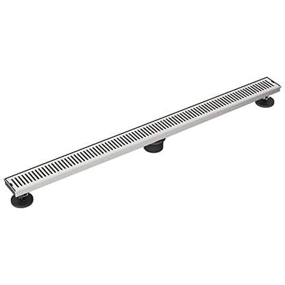 VIGO Elan 36 in. Linear Shower Drain in Brushed Nickel - VG07003BN - color: Brushed Nickel, size: 36 in.