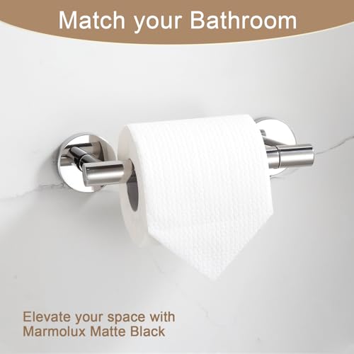 BGL Toilet Paper Holder Mirror Polish Wall Mount, Bathroom Toilet Paper Holder Brushed Nickel SUS 304 Stainless Steel, Double Post Pivoting Toilet Paper Roll Holder for Bathroom RV - color: Mirror Polish
