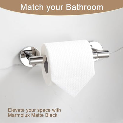 BGL Toilet Paper Holder Mirror Polish Wall Mount, Bathroom Toilet Paper Holder Brushed Nickel SUS 304 Stainless Steel, Double Post Pivoting Toilet Paper Roll Holder for Bathroom RV - color: Mirror Polish