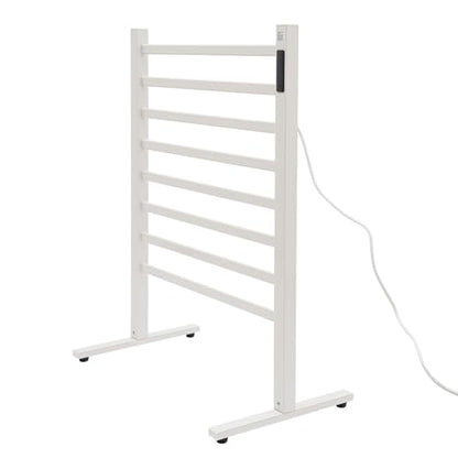 8-Bar Electric Towel Warmer Rack with Smart LED Display, Timer and Temperature Control & 4 Min Fast Heating, Freestanding Towel Warmer Aluminum Towel Drying Shelf for Bathroom, Home - size: 8 bars Single