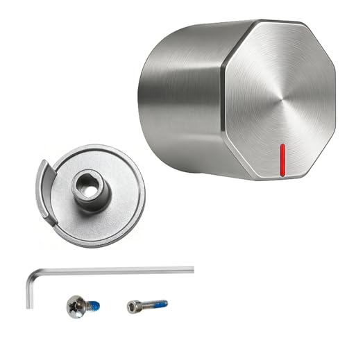 All Metal Replacement for Moen Tub/Shower Lever Handle, Compatible with Moen Shower Handle and for Cartridge,Single Handle Faucets for Adjust Water Volume and Temperature,Knob Brushed Nickel - color: Knob Brushed Nickel