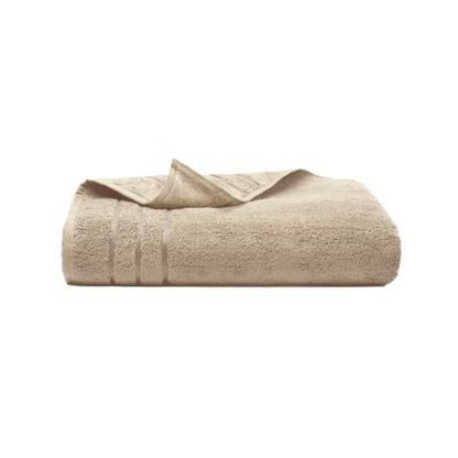 Cariloha Bamboo Viscose Bath Towels – Plush, Quick Dry Towel – Turkish Cotton, Bamboo Viscose Blend – Large Bathroom Towels 30x56 – Luxury Hotel Bath Towel – Odor Resistant – Stone - color: Stone
