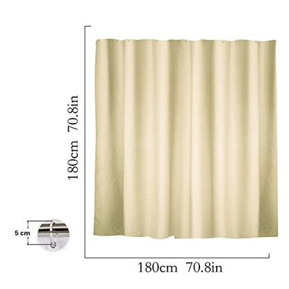 Shower Curtains, 72x72 Inches Waterproof Textured Washable Heavy Duty Fabric Shower Curtain,Minimalist Soft Cloth Chic Hotel Spa Quality Modern Shower Curtain for Bathtub Home Bathroom Farmhouse - color: C