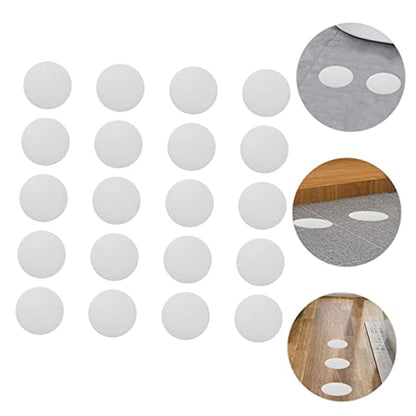 ULTECHNOVO 20Pcs Slip Transparent Bath Stickers Self Adhesive Shower Round Stickers for Enhanced Safety for Smooth Surfaces Bathroom Tub and Shower