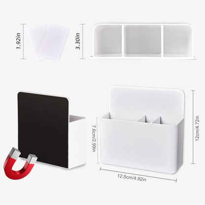 Magnetic Toothbrush Holder for Cruise Essentials, Wall Mounted Organizer for Caribbean/Alaska Cruise Essentials, Cruise Ship Essentials and Must Haves - color: White