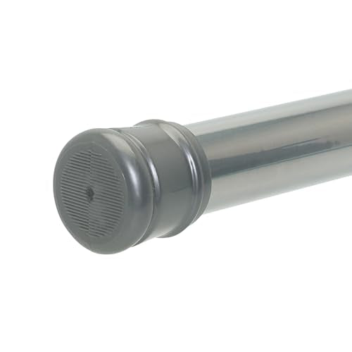 Zenna Home Tension Shower Curtain Rod, Chrome, 44 to 72 Inches – Premium Steel Adjustable Shower Curtain Rod for Bathroom, Easy No Drill Install – Rust Resistant Spring Tension Shower Curtain Bar - color: Chrome, size: 44" to 72" (Standard Size)