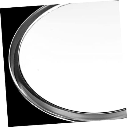 GALPADA Round Magnifying Mirror Lighted Makeup Mirror Suction Cup Vanity for Bathroom