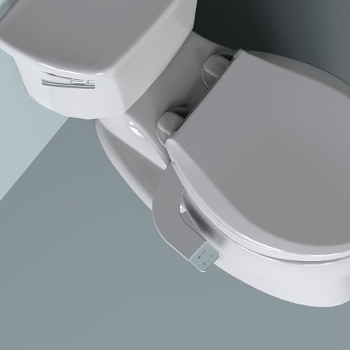 Brondell Bidet - Thinline SimpleSpa SS-150 Fresh Water Spray Non-Electric Bidet Toilet Attachment in White with Self Cleaning Nozzle and SafeCore Internal Valve - color: x