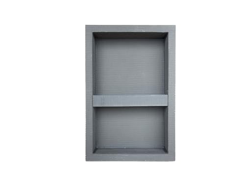 Ardex TLT 502 Vapor-Resistant XPS Foam Waterproof Shower Niche 16"x22" | Prefabricated, Lightweight - with Alkali Resistant Fiberglass Mesh, Adjustable Shelf - for Tiled Shower Surrounds - style: TLT 502-16 Inch x 22 Inch