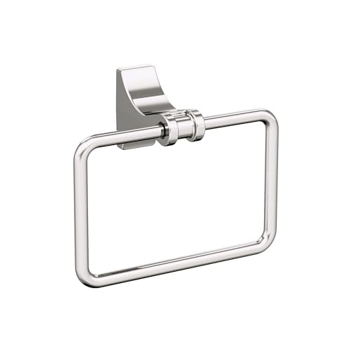 Amerock Davenport 5-1/4 inch (133 mm) Width Polished Nickel Closed Towel Ring, BH36052PN - color: Polished Nickel, size: 5-1/4 Inch (133 mm) Width