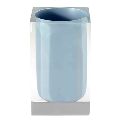 IZOD - Tumbler, Resin Multipurpose Countertop Accessories, Dorm Room Essentials, Modern Home Decor (Marina Collection, Blue)