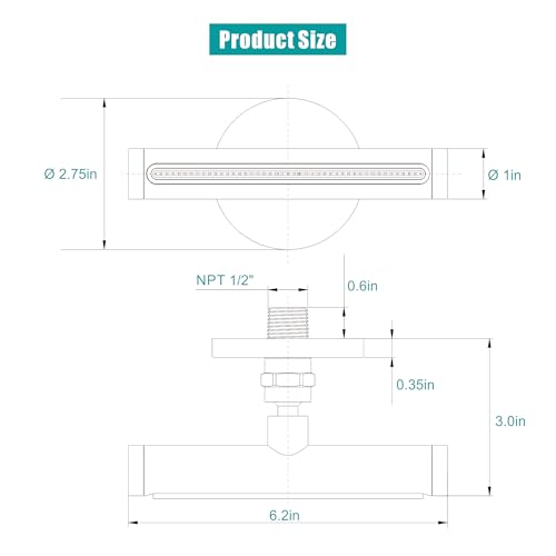 SKOWLL Waterfall Shower Adjustable, Wall Mount Modern Rainfall Waterfall Shower Head Set, Polished Chrome Waterfall Showerhead Jet, High Pressure Shower Body Spray Jets - color: Polished Chrome
