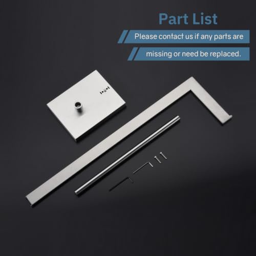 Toilet Paper Stand with Reserve - Brushed 304 Stainless Steel, Free Standing Bathroom Tissue Holder Storage for Extra Rolls - color: Brushed