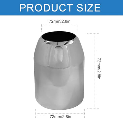 Escutcheon Cap Set, Faucet Trim Cover Replacement for M907050-0020A Chrome | Polished Chrome, Durable Faucet Trim Cover for Bathroom & Kitchen Sink
