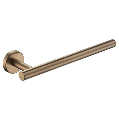 JQK 10 Inch Hand Towel Holder Towel Ring Champagne Bronze, Thicken 0.8mm 304 Stainless Steel Bathroom Hand Towel Bar, 9 Inch Useable Length Wall Mount Towel Rack, THH110L9-CB - color: Champagne Bronze