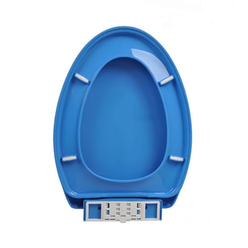 Toilet Seat with Quick Release for Easy Clean, 18.5" Standard Toilet Seats,Slow Close Detachable Bathroom Accessories Fits All Regular Toilet Bowls Pp Material, (Purple) - color: Purple