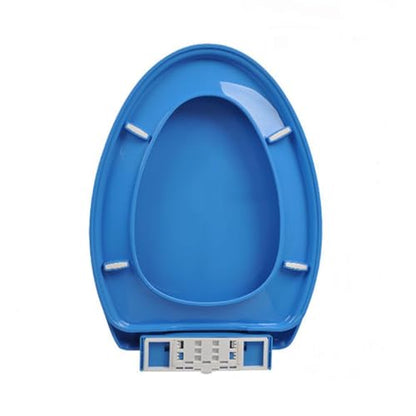 Toilet Seat with Quick Release for Easy Clean, 18.5" Standard Toilet Seats,Slow Close Detachable Bathroom Accessories Fits All Regular Toilet Bowls Pp Material, (Purple) - color: Purple