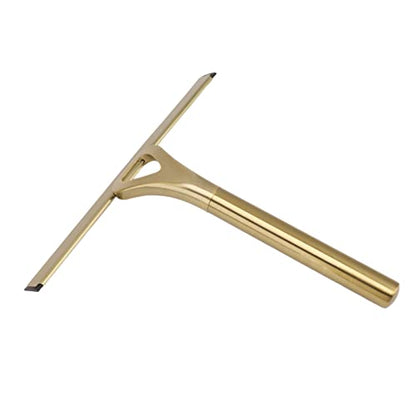 Window Cleaner Tool, Shower Squeegee for Shower Doors, Stainless Steel Squeegee for Glass Doors Car Glass Bathroom Window Kitchen Mirror