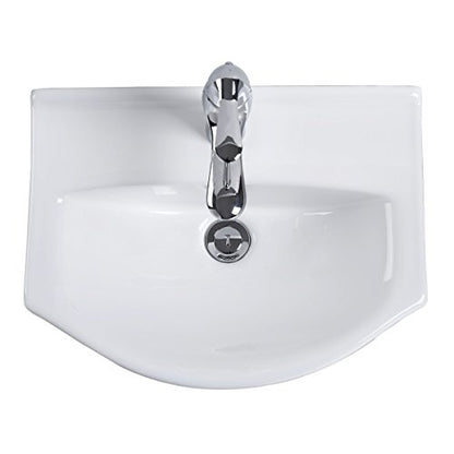 RENOVATORS Supply Manufacturing Tahoe 17-3/4 in. Wall Mounted Bathroom Sink in White with Overflow 21855