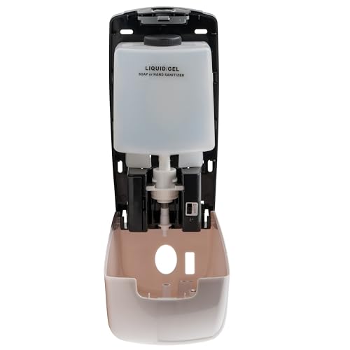 Winco 1000ml White Pur-Clean Automatic Liquid Soap Dispenser | Automatic dispensing, Adjustable settings, Refillable chamber, Easy mounting - color: White, style: Auto Liquid