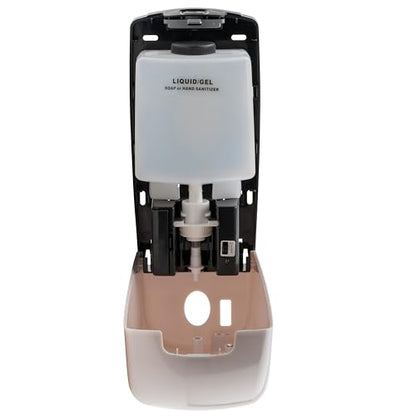 Winco 1000ml White Pur-Clean Automatic Liquid Soap Dispenser | Automatic dispensing, Adjustable settings, Refillable chamber, Easy mounting - color: White, style: Auto Liquid