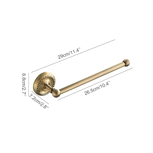 Antique Bronze Towel Holder for Bathroom Hand Towel Rack Wall Mounted - color: Towel Holder
