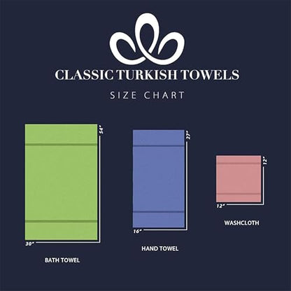 CTT - Luxury 6 Piece Towel Set, 100% Turkish Cotton, Quick Drying, Highly Absorbent & Comfy, Includes 2 Bath Towels, 2 Hand Towels & 2 Washcloths | (Beige) - color: Beige, size: 6-Piece Towel Set