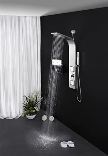 SP11 Killeen Shower Panel, Chrome
