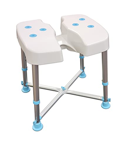 MedGear A-0271A Tool-Free DURA Hygienic Cutout Shower and Tub Assisting Bench