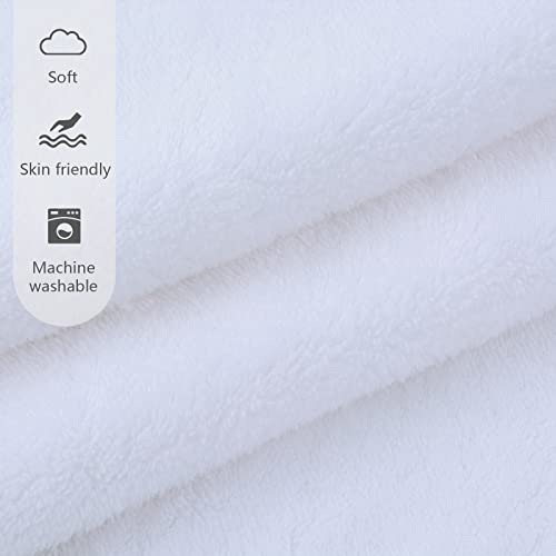 Microfiber Bath Towel 30x60inch 2 Pack Extra Large Bathroom Towels,Ultra Absorbent Shower Towel Set,Quick Dry Soft Bath Sheets for Spa, Swimming, Pool- White | Large absorbent bath towel for shower, spa, swimming, pool. Soft quick dry microfiber, 30x60 in