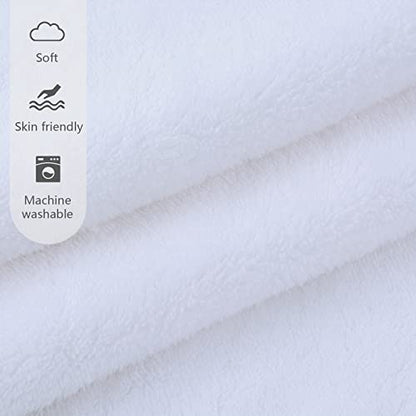 Microfiber Bath Towel 30x60inch 2 Pack Extra Large Bathroom Towels,Ultra Absorbent Shower Towel Set,Quick Dry Soft Bath Sheets for Spa, Swimming, Pool- White | Large absorbent bath towel for shower, spa, swimming, pool. Soft quick dry microfiber, 30x60 in