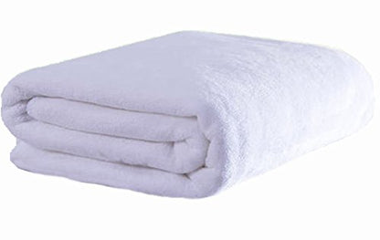 MYLSMPLE Microfiber Bath Towels Bath Sheets Beach Spa Bathroom Towels Extra Large Absorbent Towels(36 Inch X 72 Inch, White) - color: White