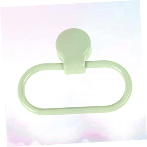 NUOBESTY Self Adhesive Towel Holder Ring No Drilling Abs Towel Rack for Bathroom Kitchen Wall Mount Easy Installation Green