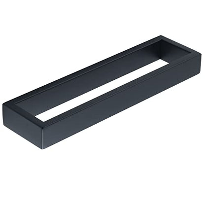 Sayayo Matte Black Towel Bar for Bathroom Wall, 10 Inch Hand Towel Holder | SUS304 Stainless Steel Towel Ring, Square Kitchen Towel Rack - color: Black, size: 10 INCH
