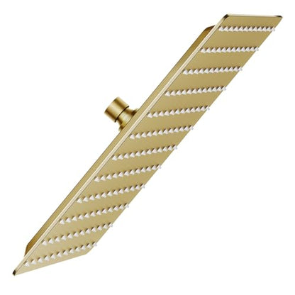 VBFF-Shower Head,rain shower head, 16 inch- Square Shower Head, 1.8 GPM Flow Rate, rainfall showerhead,VBFF10 (Brushed Gold) - color: Brushed Gold, size: 16 Inch
